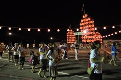 添川温泉ふるさと祭りの様子