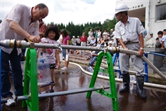 町総合防災訓練の様子